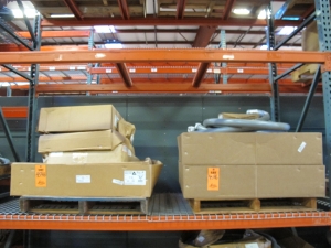 LOT TO INCLUDE: (3 PALLET) MISC. HOSING AND TUBING, PIG TAIL LEADS, ANACONDA 2" SEALING, FLEXIBLE TUBING . LOADING & HANDLING FEE $15-4546